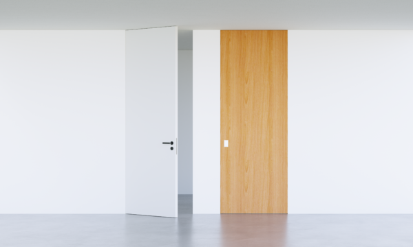 SlimFrame One Tall I Raumhohe wandbündige Innentür ohne Sturz I Nach außen öffnend (DIN Links, DIN Rechts) I Mit stumpfem Türblatt I Für Trockenbau & Holzständerwerke – Bild 2