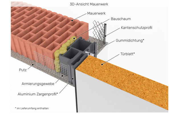 SlimFrame Two Tall I Raumhohe wandbündige Innentür ohne Sturz I Nach außen öffnend (DIN Links, DIN Rechts) I Mit stumpfem Türblatt I Für Mauerwerk – Bild 7