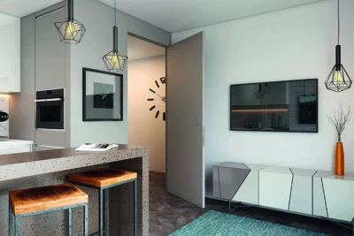 SlimFrame Two I Wandbündige Innentür mit Sturz I Nach außen öffnend (DIN Links, DIN Rechts) I Mit stumpfem Türblatt I Für Mauerwerk – Bild 15