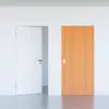 SlimFrame One I Wandbündige Innentür mit Sturz I Nach innen öffnend (DIN Links reverse, DIN Rechts reverse) I Mit gefälztem Türblatt I Für Trockenbau & Holzständerwerke